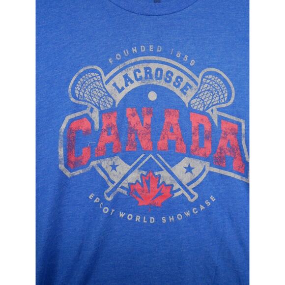 Disney EPCOT World Showcase Canada Lacrosse Men's Small T-Shirt - Picture 1 of 6
